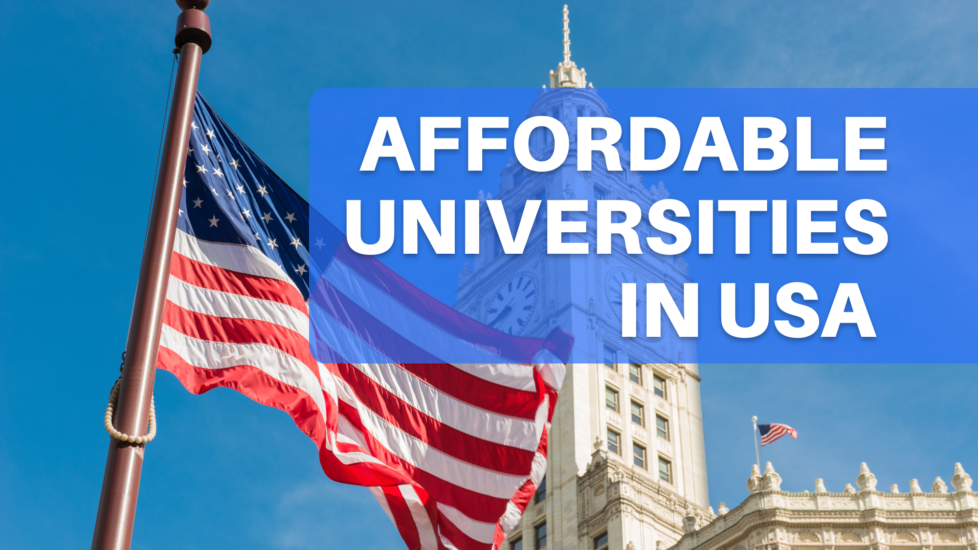 Affordable universities in USA 